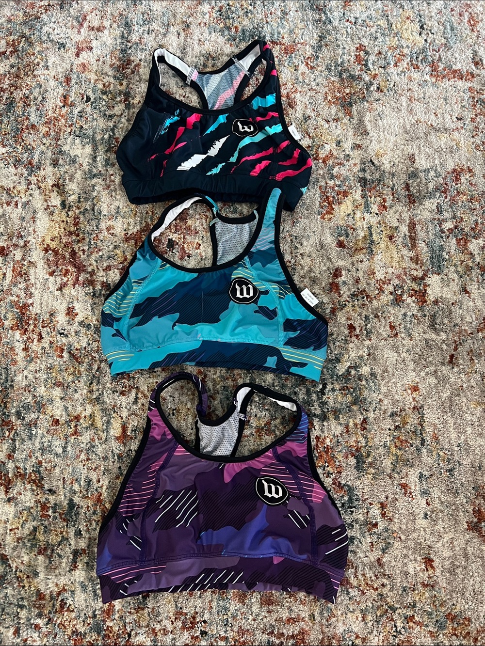 Wattie Ink/Spaero Triathlon Sports Bras Bundle Size XS